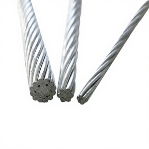 Câble en acier à haute teneur en carbone non allié EN12385-4 6*19 8*19 FC 10 mm galvanisé pour levage/ascension avec soudure à ressort IWRC - Product Image 3