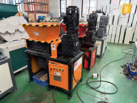 Mesin Penghancur Limbah Plastik Logam Mini Twin Shaft Bekas dari Pabrik VANEST, Penghancur Hard Disk Drive Mobile