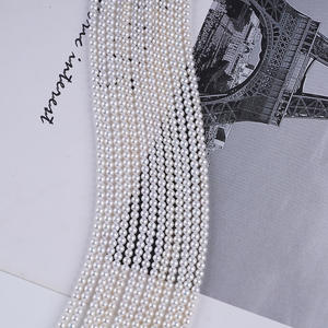 Perles rondes en eau douce naturelles en gros, 2,5-3 mm, petites, semi-finies, pour colliers de bricolage - Product Image 4