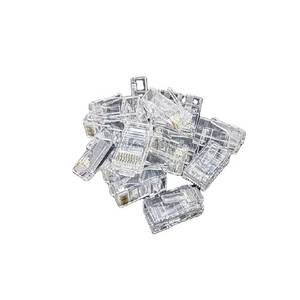 Manufaktur kabel Lan konektor Rj45 Modular jaringan 8P8C <span class=keywords><strong>Plug</strong></span> <span class=keywords><strong>Cat</strong></span>.6 <span class=keywords><strong>Cat</strong></span>.5E Rj45 - Product Image 1