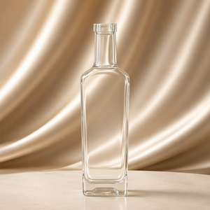 750ml Glasflasche für Spirituosen mit Korkverschluss, Behälter für Tequila und Wodka, mit Gravur, Frostung und Aufdruck - Product Image 1