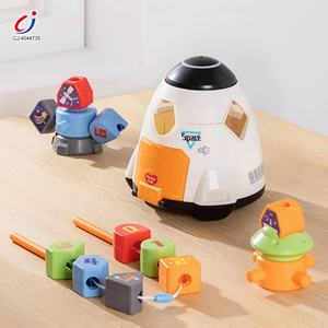 Chengji educativo <span class=keywords><strong>de</strong></span> dibujos animados dirigible forma Juego a juego bebé emparejamiento <span class=keywords><strong>cognitivo</strong></span> juguete forma geométrica partido apilamiento bloque <span class=keywords><strong>de</strong></span> clasificación - Product Image 2