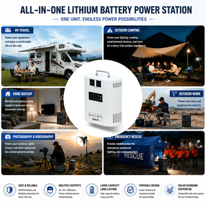 แบตเตอรี่สำรองพลังงานแสงอาทิตย์แบบพกพา ESG 1000Wh 2000WH พร้อมแบตเตอรี่ Lifepo4 สำหรับตั้งแคมป์กลางแจ้ง ใช้ในกรณีฉุกเฉิน กำลังไฟ 300W 500W 1000W - Product Image 5