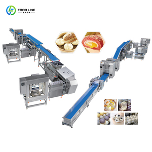 Máquina industrial para hacer pan Naan, máquina eléctrica completamente automática para hacer Roti, producción de pan Chapati, línea de fabricación de pita turca - Product Image 2