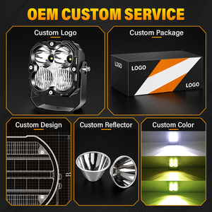Faro LED Todoterreno Personalizado de 7 Pulgadas y 50 W, Resistente al Agua IP66, Rotación de 360 Grados, Control Remoto Inalámbrico, Base Magnética de 12 V, Lámpara Auxiliar para <span class=keywords><strong>ATV</strong></span>, Nuevo - Product Image 5