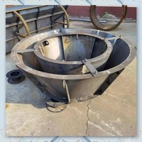 Cámara de Inspección de Hormigón Prefabricado Anticorrosión, Tumba Redonda para Drenaje de Carreteras y Sistemas de Tuberías de Aguas Residuales