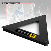 Underice Triangle Hockey Passer Rebounder One-Timers Équipement d'entraînement à rebond multi-angle Entraîneurs pour enfants Équipes Pratique Haute