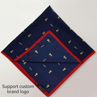 Foulard en satin soyeux personnalisé, carré, avec monogramme et logo d'entreprise, idéal pour cadeaux d'entreprise, accessoires de groupe, châle floral pour femme