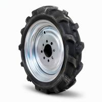 Pneu plein / 5.00-10 / Pneu en caoutchouc plein / Micro-cultivateur / Tracteur / Cultivateur / Jante en acier / Anti-crevaison / Sans chambre à air