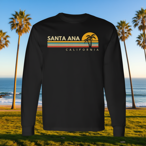 Camiseta retro de manga larga de Santa Ana California - Product Image 3