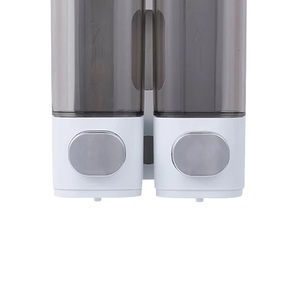 Dispensador de jabón líquido de 300ML, dispensador de jabón manual montado en la pared, dispensador de jabón sin perforaciones, recargable para el hogar, Hotel, restaurante - Product Image 5