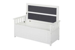 <span class=keywords><strong>Banc</strong></span> <span class=keywords><strong>de</strong></span> <span class=keywords><strong>jardin</strong></span> en bois boîte <span class=keywords><strong>de</strong></span> rangement extérieure <span class=keywords><strong>coffre</strong></span> hangars à outils couleur blanche - Product Image 2