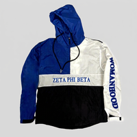 Sweat à capuche décontracté pour femme Zeta Phi Beta, style streetwear, broderie fine, respirant, 100 % polyester, collection printemps