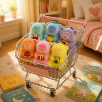 Nouveau chaud doux mignon Kawaii peluches Animal Hamster Capybara porte-clés Capibara peluche porte-clés