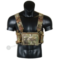 Equipo de aparejo de pecho táctico clásico estilo D3 Chaleco táctico de propósito general Chaleco táctico Bolsa de revista ligera MU