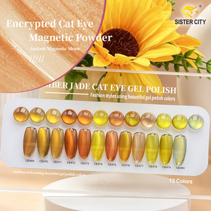 Gel Polish en Verre Ambré Non Toxique <span class=keywords><strong>de</strong></span> Haute Qualité, Lissant et Auto-Nivelant pour Salon <span class=keywords><strong>de</strong></span> Manucure et Nail Art - Product Image 6