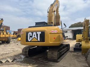 Excavadora de cadenas usada CATCAT320D de 20 toneladas, amarilla, Kawasaki, maquinaria pesada para construcción - Product Image 1