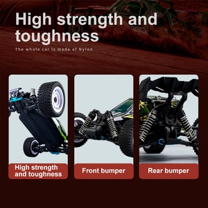 Voiture télécommandée électrique 4x4 tout-terrain 1/16 2.4G 16201 RTR, grande roue, 35 km/h, jouet télécommandé haute vitesse - Product Image 5