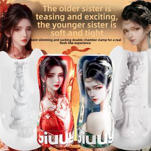 Ingrosso di fabbrica Yao Hong <span class=keywords><strong>Ling</strong></span> Dispositivo rinomato a stampo inverso in silicone, Sex toy a forma di aereo per masturbazione maschile, Vagina - Product Image 1