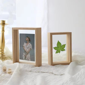 Hot Sale 6 Inch DIY Specimen Frame Wall Hanging Transparent Double Side Light Glass Photo Frame - Product Image 5