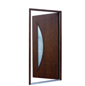 Fabricante de Puertas Fangda, Puertas de Seguridad de Acero, Puertas Delanteras de Media Luna para Casas Residenciales Modernas - Product Image 1