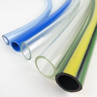 Tuyau d'arrosage flexible en PVC transparent de 1/2 pouce, 1 pouce, 2 pouces, niveau unique