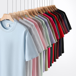 T-shirts vierges 100 % coton 230g pour hommes, personnalisables DTG/DTF, impression numérique, coupe ample, vente en gros - Product Image 2