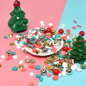 Mayorista DIY Decoraciones Navideñas Cemento Suave Cristal Plano <span class=keywords><strong>Diair</strong></span> Elástico Molde Resina Miles Beads Dibujos Animados Slime Accesorios - Product Image 3