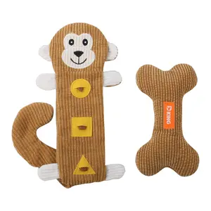 Pluche Beet Hond Speelgoed En Accessoires Met Fluitje Corduroy Materiaal Benebone Wishbone Duurzaam Andere Chew Huisdier Speelgoed Voor Hond