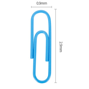Clips de papier colorés Deli, 160 pièces, 3 couleurs #   Fournitures de bureau en métal - Product Image 3