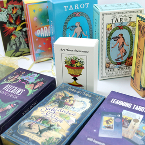 Cartas de <span class=keywords><strong>tarot</strong></span> de varios diseños, baraja de <span class=keywords><strong>tarot</strong></span> con logotipo personalizado impreso, oráculo con guía, venta al por mayor - Product Image 5