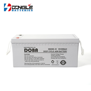 Dongle Chất lượng cao DB200-12 chu kỳ sâu 12V 200AH <span class=keywords><strong>AGM</strong></span> gel chì axit pin năng lượng mặt trời - Product Image 1