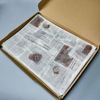 Papier de verre alimentaire Emballage sandwich sulfurisé personnalisé Papier d'emballage translucide