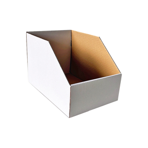 Boîtes d'étagère légères Boîte de présentation de qualité alimentaire Boîte de papier ondulé à livraison rapide pour commissaire de cantine de centre commercial - Product Image 3