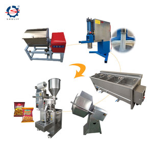 Máquina Automática para la Producción de Tiras Crujientes de Harina de Trigo Frita al Estilo Tailandés, Tiras de Camarones <span class=keywords><strong>Mimi</strong></span>, Acero Inoxidable 304 - Product Image 3