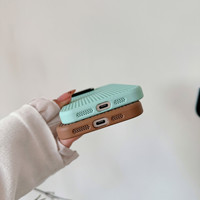 Nouvelle coque de téléphone magnétique antichoc et étanche en nid d'abeille à dissipation thermique pour l'été 2025, compatible avec les modèles 17 Air et 16 Pro Max, en matériau PC avec protection d'objectif