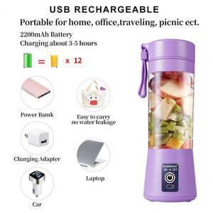 Exprimidor de Cítricos Eléctrico Portátil USB de Acero Inoxidable, 380 ml, Ecológico, a Prueba de Fugas, Fácil de Usar, para Exteriores y Automóvil - Product Image 3