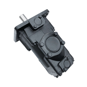 Pompe à palettes double T6ee du fabricant chinois, série complète T6, modèles T6EE-052-052-1R 2R 3R 4R 5R01, pompe hydraulique à palettes - Product Image 1