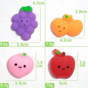 Jouets à presser adorables en forme de boulettes de fruits, cadeaux de festival super mignons, petits jouets anti-stress et de décompression - Product Image 6