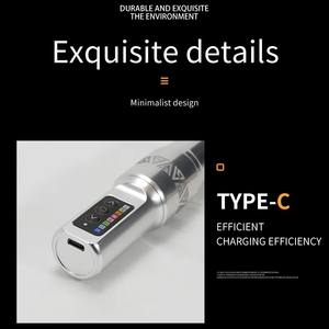 Ensemble de machine à tatouer à bobine robuste <span class=keywords><strong>Kit</strong></span> de démarrage professionnel complet avec alimentation et encres pour l'art corporel - Product Image 4