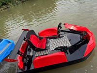 Vente chaude Jet ski électrique 18kw en fibre de verre Go-kart Bateau de surf Bateau de dérive Mini bateau électrique pour sports nautiques