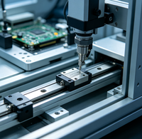 Guide linéaire micro, taille ultra-compacte, haute précision, fonctionnement fluide pour la mini-automatisation et les instruments de précision