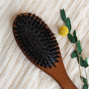 <span class=keywords><strong>Cepillo</strong></span> desenredante antiestático para cabello rizado, <span class=keywords><strong>cepillo</strong></span> de masaje para cuero cabelludo, <span class=keywords><strong>cepillo</strong></span> de <span class=keywords><strong>pelo</strong></span> de <span class=keywords><strong>cerdas</strong></span> de jabalí Natural de madera para cabello <span class=keywords><strong>fino</strong></span> - Product Image 2