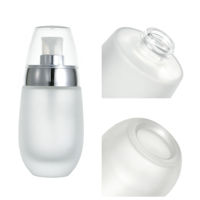 Flacon pompe en verre – Bouteille de voyage multi-usage de 30 ml pour fond de teint et autres produits cosmétiques