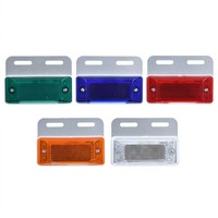 Feux latéraux LED réflecteurs vert bleu rouge ambre blanc 12V 24V pour camion remorque fourgonnette étanche