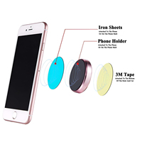 Support magnétique pour téléphone de voiture en alliage d'aluminium ultra fin avec logo personnalisé, pour tableau de bord, navigation, conduite