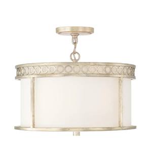Brass Fluted Drum Modern Luxury Flush Mount <b>Ceiling</b> <b>Light</b> | Opulent Lighting for Hotel Lobby & Premium Area - Product Image 4