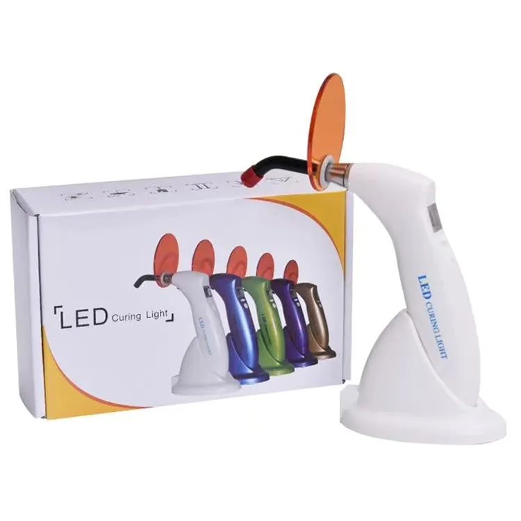 Lampu curing gigi led warna-warni plastik kualitas tinggi/lampu gigi