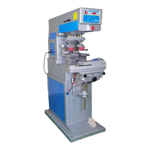 Niedriger Preis Wirtschaft licher Zweifarben-Etiketten drucker Manuelle Tampon druckmaschine <span class=keywords><strong>2</strong></span> Farbe - Product Image 1