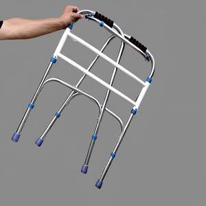 Ayudas para caminar de 4 ruedas con asiento y freno Carro de compras móvil de cuatro ruedas de alta calidad Ayudas para caminar plegables - Product Image 2